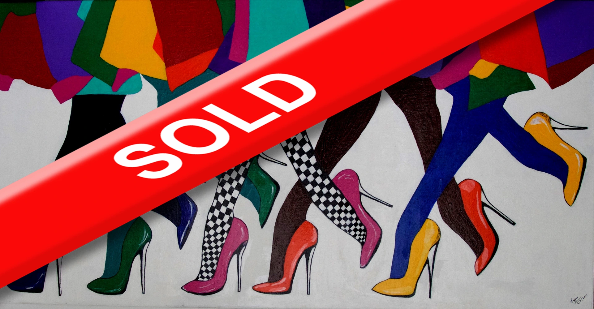 Acrylics on Canvas By Maggie Sourial